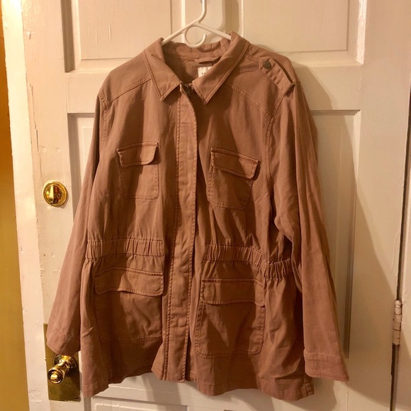 Torrid Size 4 Pink/Blush/Mauve Anorak Jacket - Picture 1 of 6